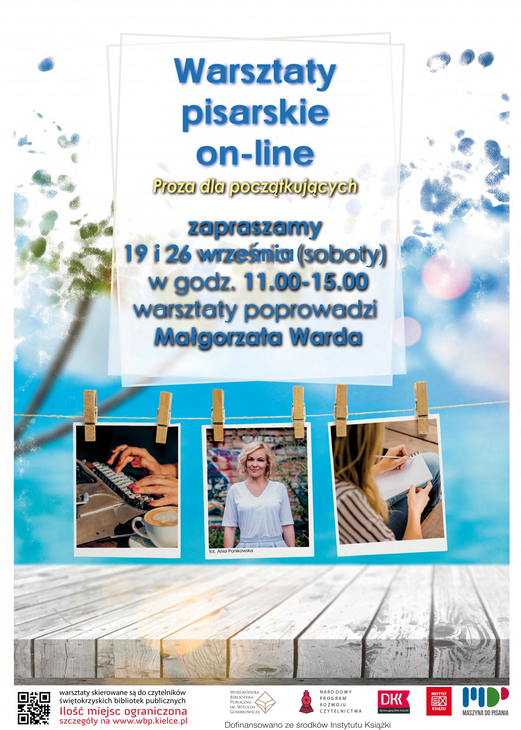 Warsztaty pisarskie  dla czytelników świętokrzyskich bibliotek