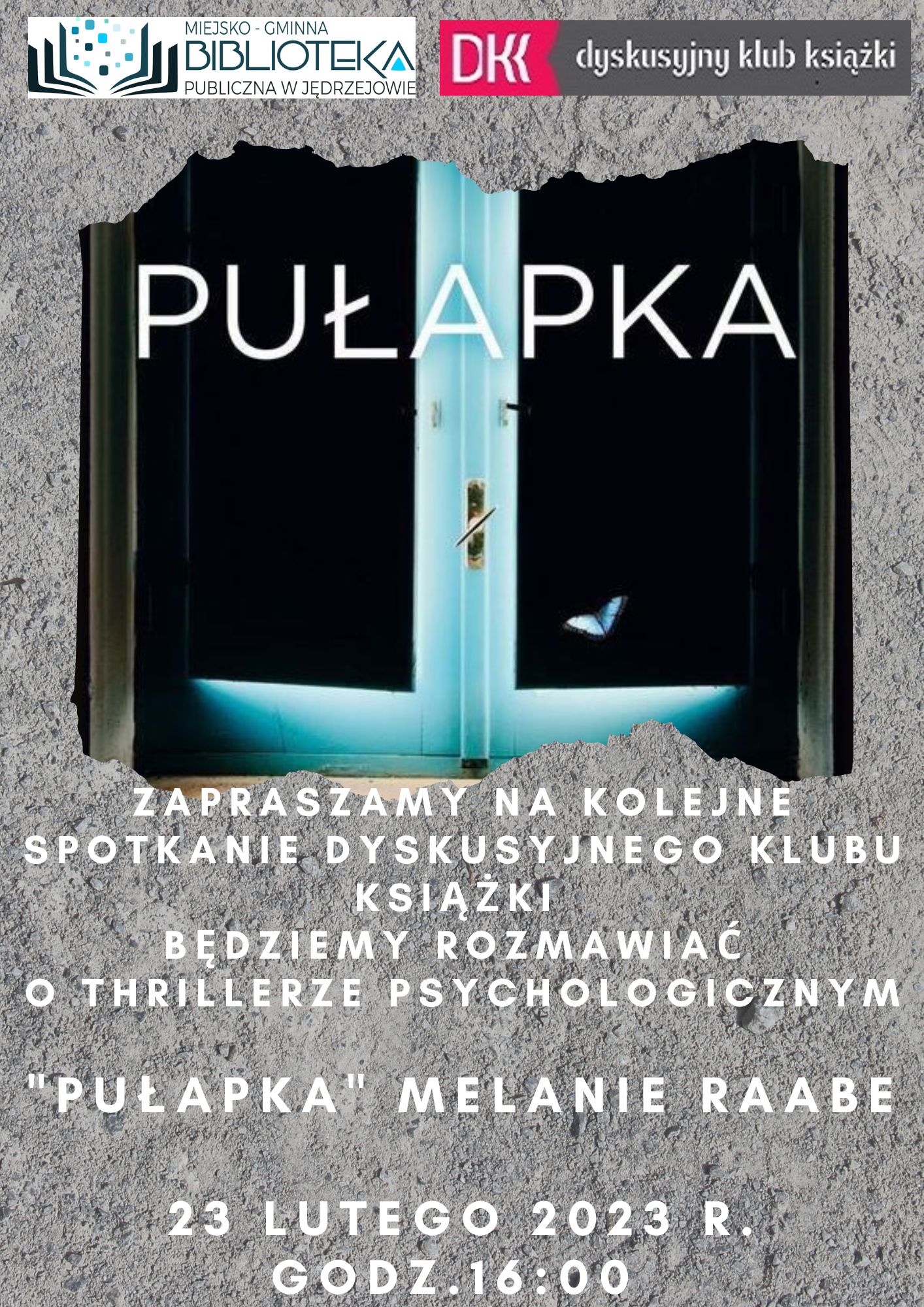Zapraszamy na kolejne spotkanie Dyskusyjnego Klubu Książki