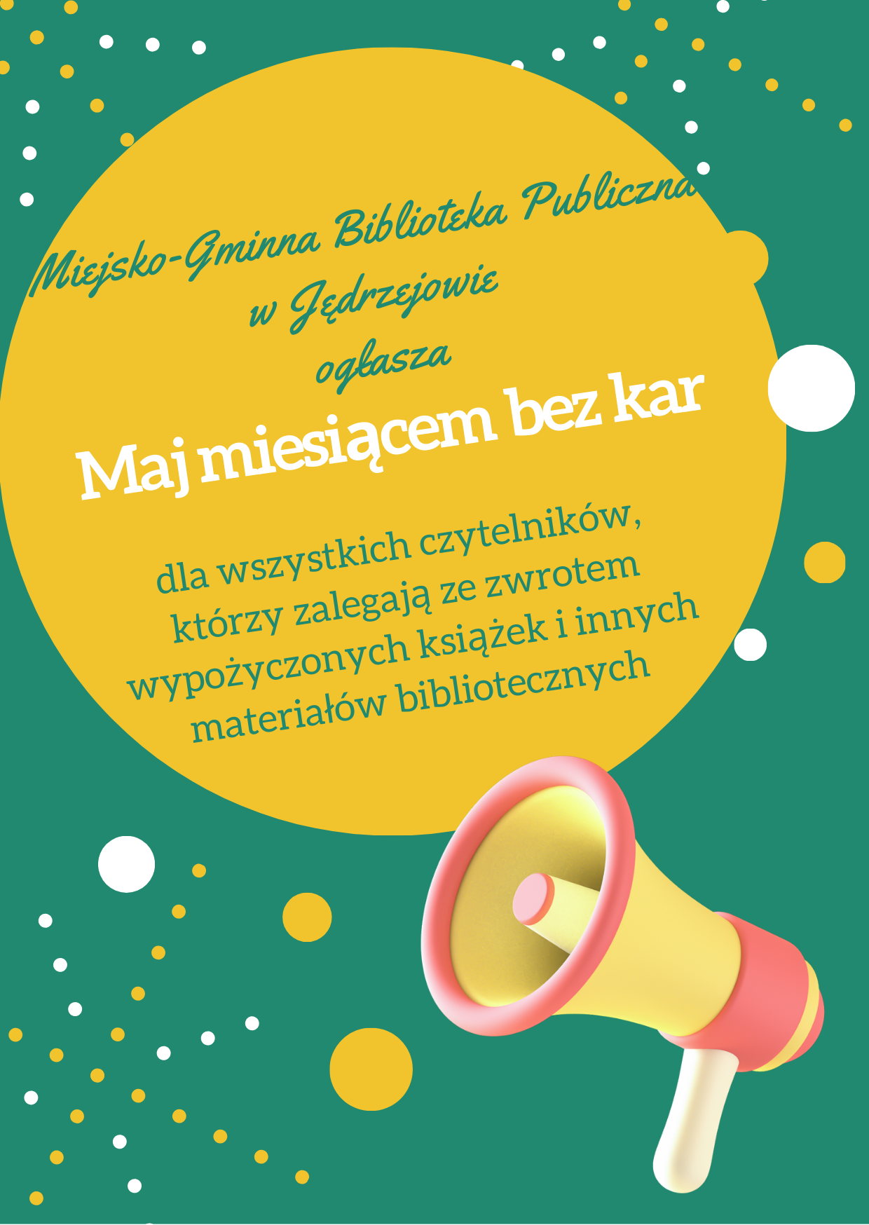 Maj miesiącem bez kar za 