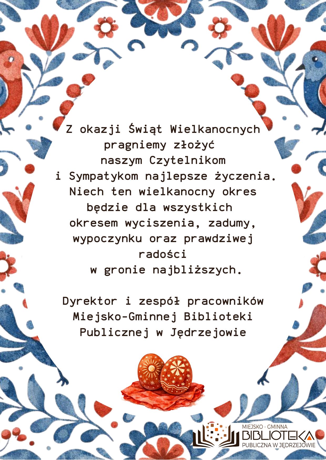 Radosnych Świąt Wielkanocnych