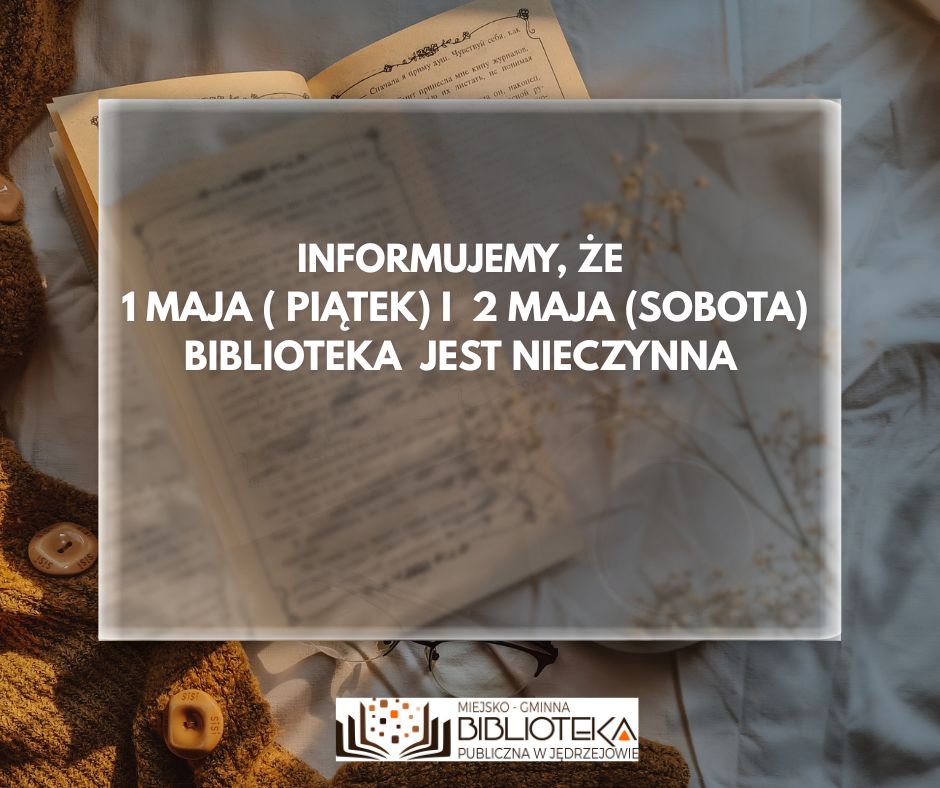 Odwiedź nas i zabierz książkę na majówkę!