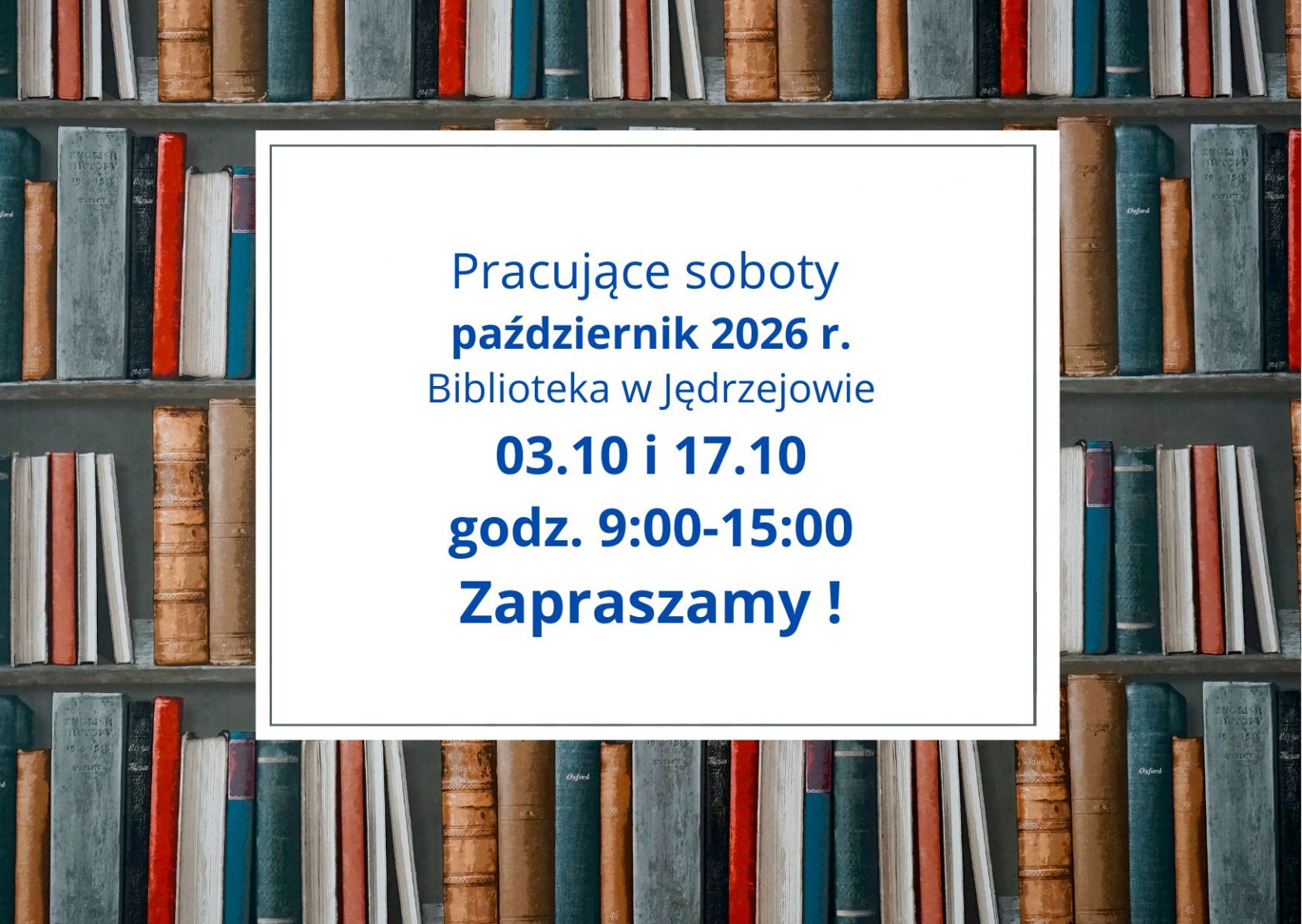 Dwa październikowe weekendy z dobrą książką?